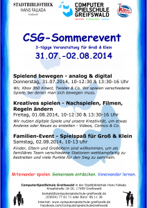 CSG-Sommerevent_2014_A3-Flyer